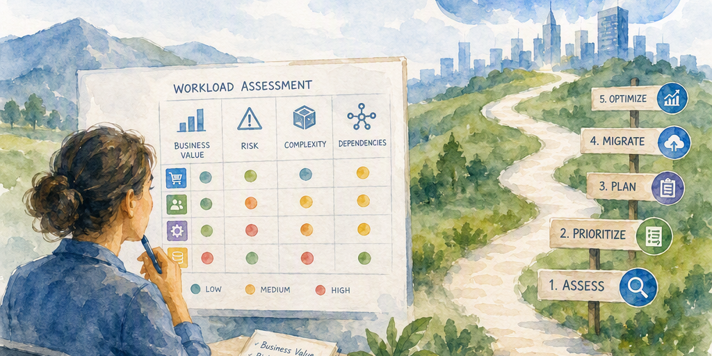 Illustration for Assessing and Prioritizing Workloads for Migration to Azure