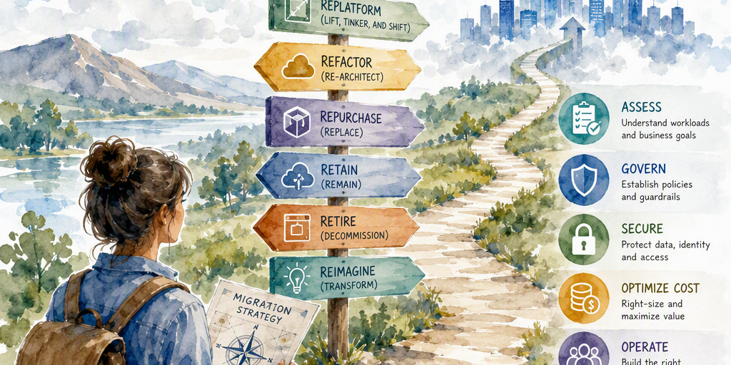 Illustration for Choosing the Right Migration Approach for Workloads Moving to Azure