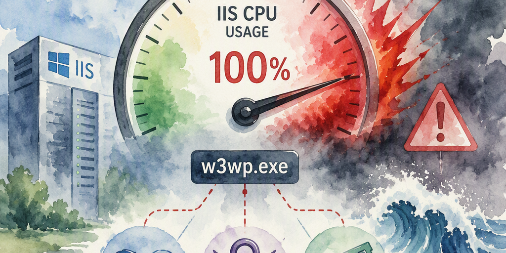 Illustration for IIS CPU Spikes