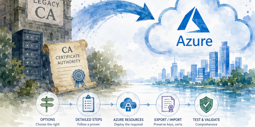 Illustration for Migrate Legacy CA to Azure