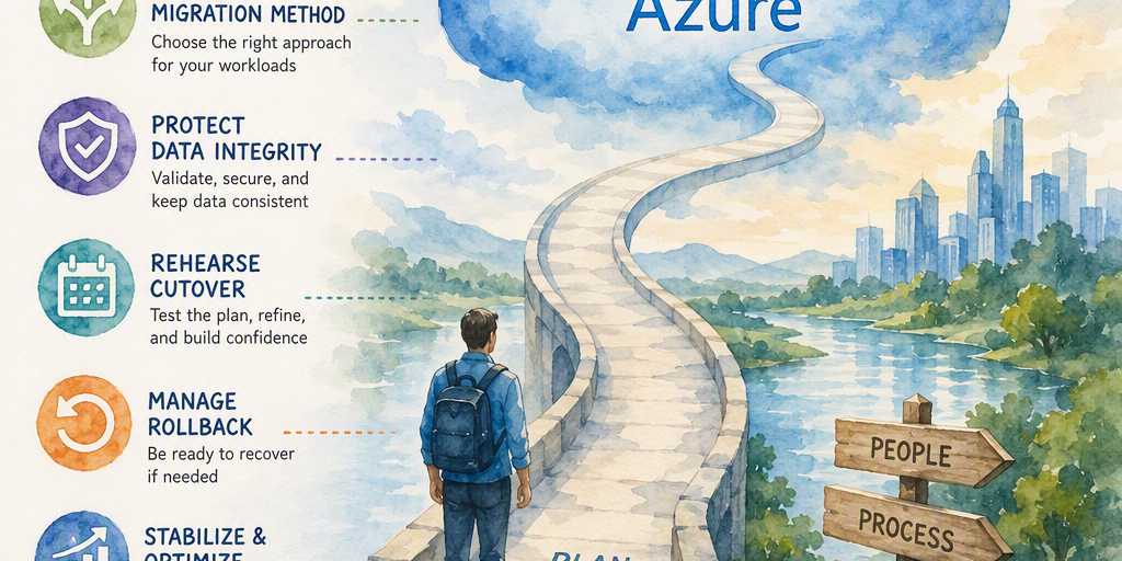 Illustration for Planning Data Migration and Cutover for Workloads Moving to Azure